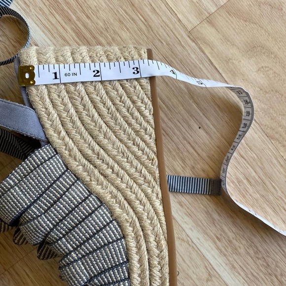 Cecelia New York Espadrille Platform Wedge Sandals Womens Size 6B - Picture 8 of 9